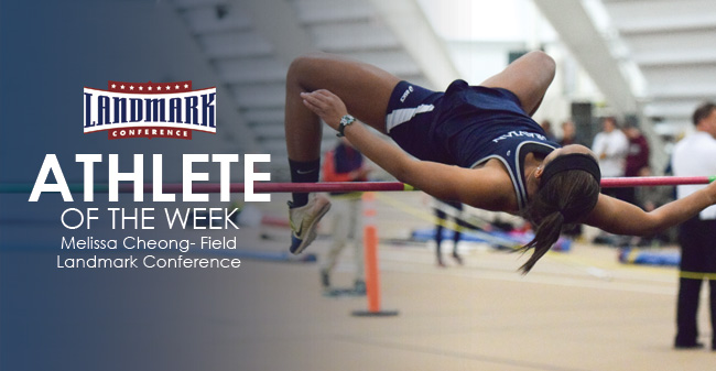 Moravian’s Cheong Named Landmark Conference Women’s Indoor Field Athlete of the Week