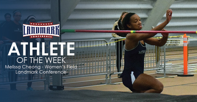 Cheong Honored as Landmark Conference Women's Field Athlete of the Week