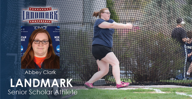 Clark Selected as Landmark Conference Senior Scholar-Athlete for Women's Outdoor Track & Field