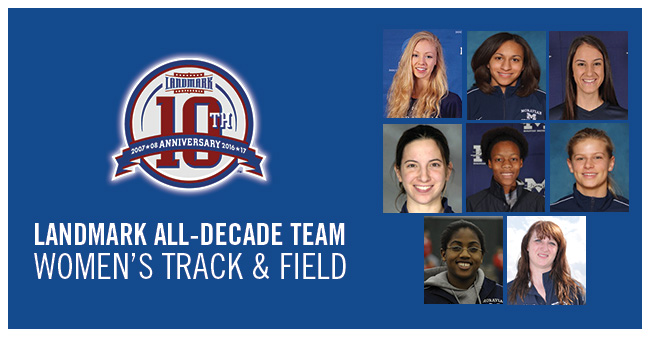 Eight Hounds Honored on Landmark Conference Women's Outdoor Track & Field All-Decade Team