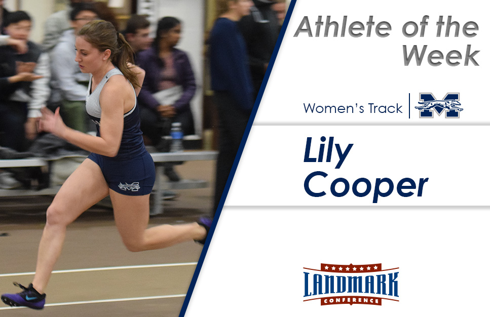 Cooper Named Landmark Conference Women's Track Athlete of the Week