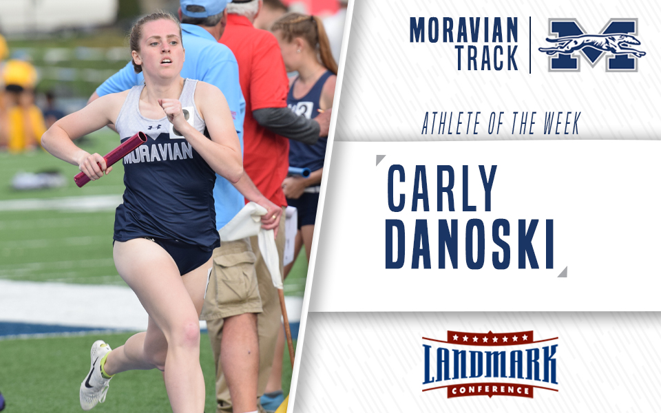 Carly Danoski selected as Landmark Conference Women's Track Athlete of the Week.