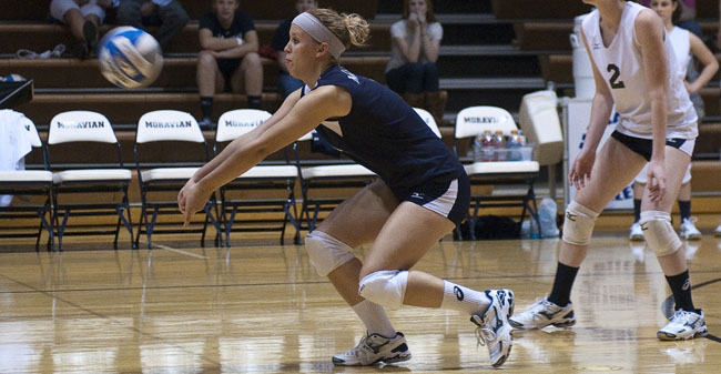 Krasley Moves Into Third All-Time For Career Digs as Hounds Roll Over PSU-Berks