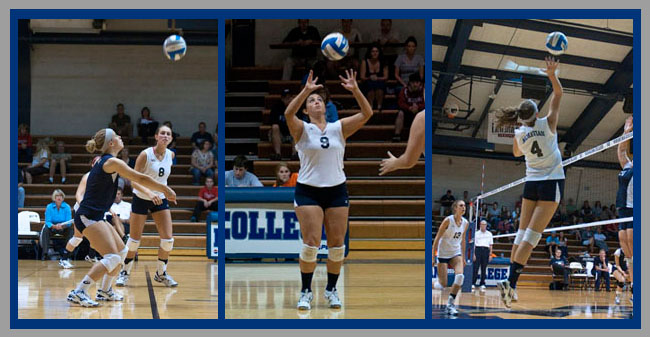 Three Women's Volleyball Players Earn Landmark All-Conference Honors