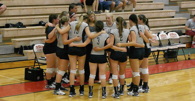 Volleyball Drops Non-Conference to DeSales