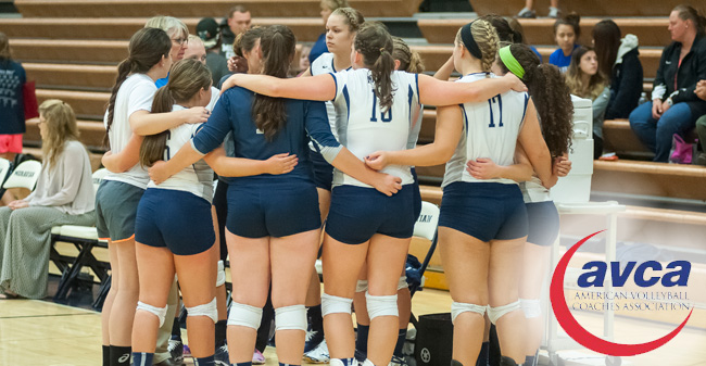 Volleyball Squad Earns AVCA Team Academic Award for 2014-15