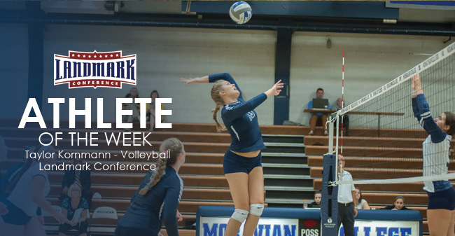 Kornmann Honored as Landmark Conference Women's Volleyball Athlete of the Week