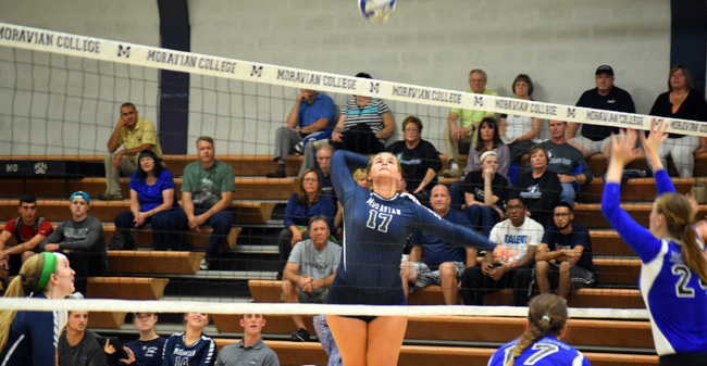 Women's Volleyball Opens Conference Play with Sweep of Elizabethtown