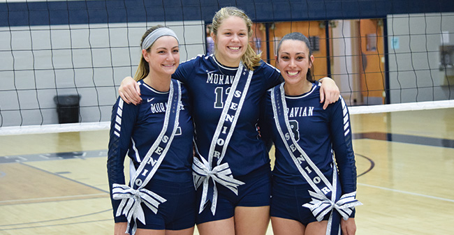 Volleyball Celebrates Senior Day with Hard-Fought Match Versus Marywood