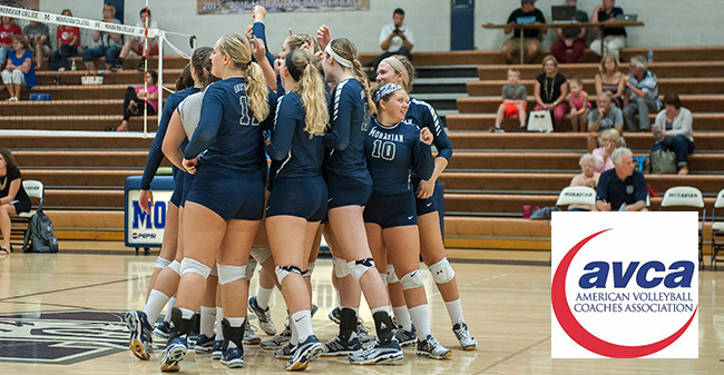Women's Volleyball Squad Earns Another AVCA Team Academic Award
