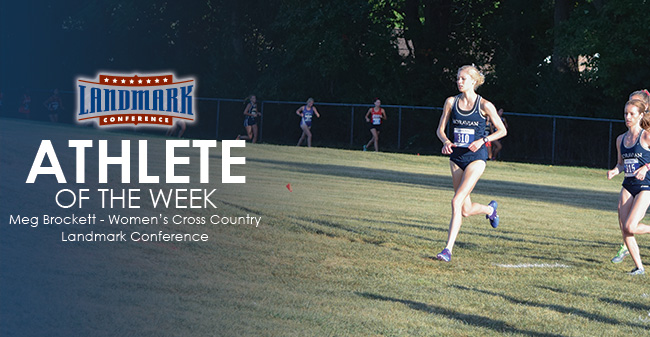 Brocketts Earns Third Landmark Conference Women's Cross Country Athlete of the Week Honor