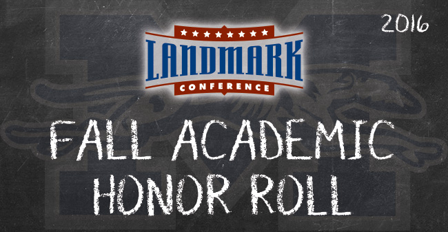 27 Greyhounds Named to Landmark Conference Fall Academic Honor Roll