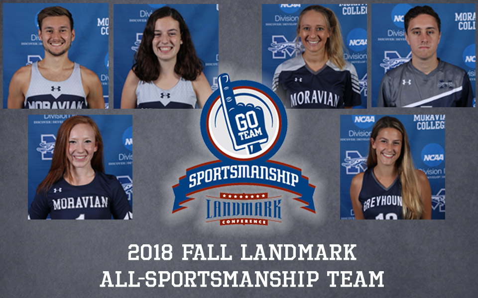Six Greyhounds named to 2018 Landmark Conference Fall All-Sportsmanship Team