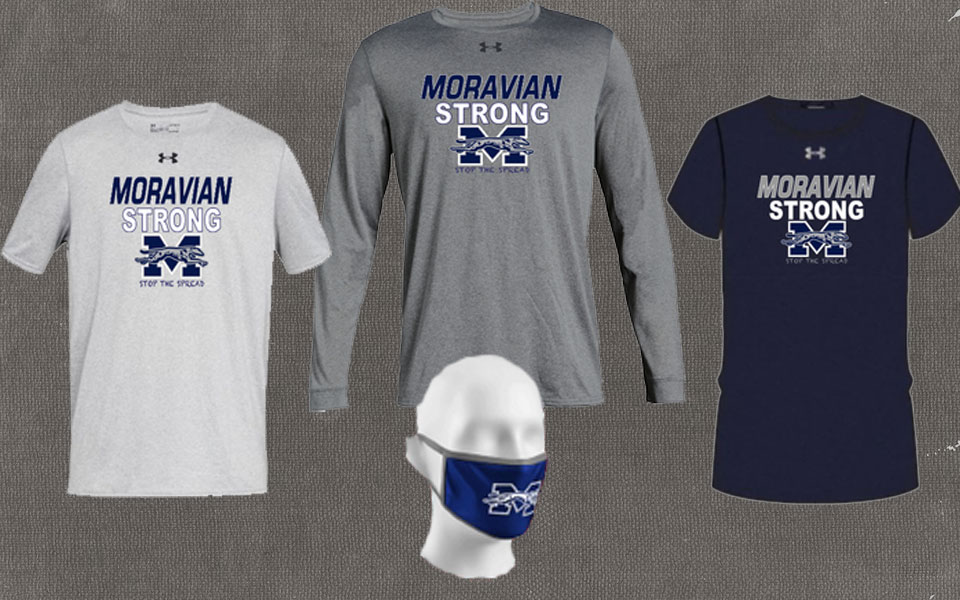 T-shirts and mask available in Moravian Strong store.