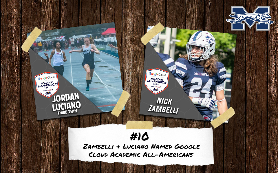 Top 10 Stories of 2018-19 - #10 Jordan Luciano and Nick Zambelli Named Google Cloud Academic All-Americans.
