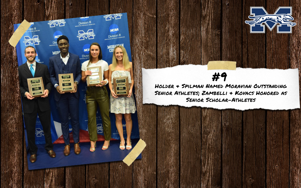 Top 10 Stories of 2018-19 - #9 Oneil Holder, Kat Spilman, Paige Kovacs and Nick Zambelli Receive Annual Senior Awards.
