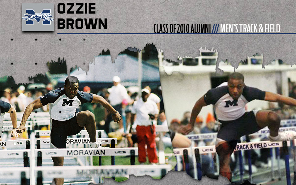 ozzie brown running in hurdle events