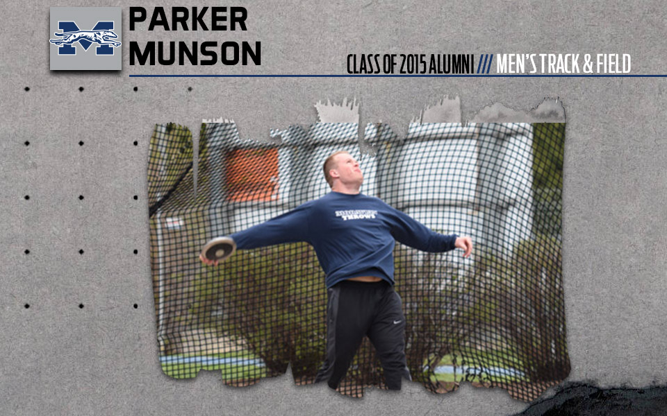 parker munson throwing the discus.