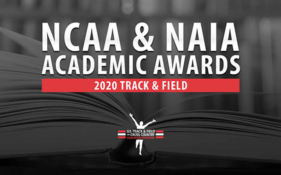 USTFCCCA logo for NCAA and NAIA Academic Awards