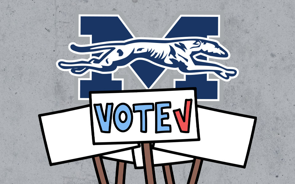 Moravian Athletics logo and vote