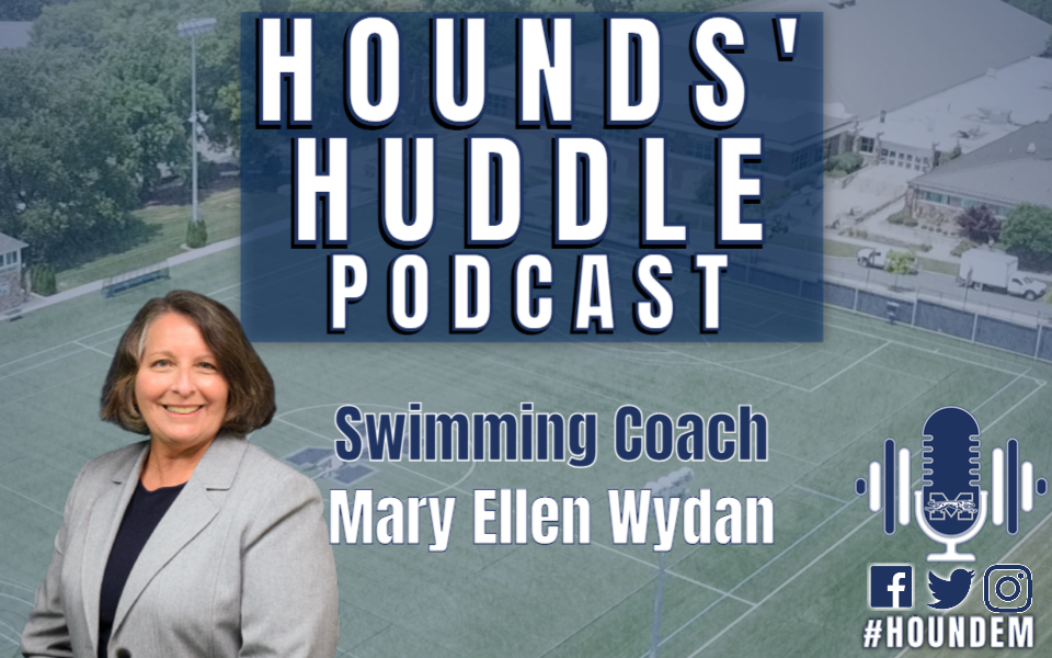 The Men's and Women's Head Swimming Coach, Mary Ellen Wydan, was featured for a season recap on the most recent episode of the Hounds' Huddle podcast.

