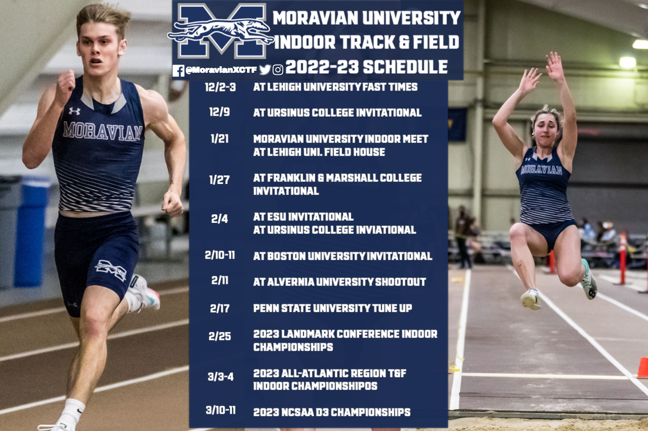 2022-23 track schedule with action pictures