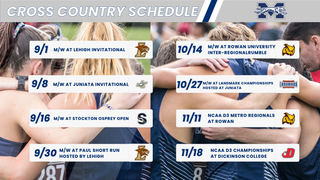 cross country schedules over team huddles