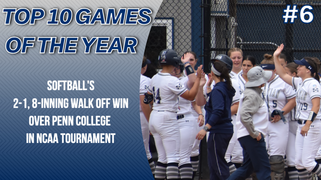 softball celebrates a run for the number 6 game in the top 10 games of the year.