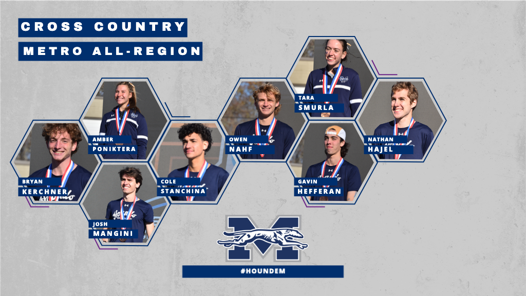 Head shots of cross county all-region