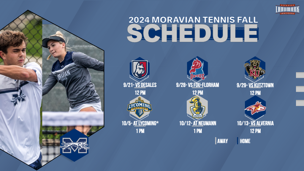 tennis schedule graphic with players