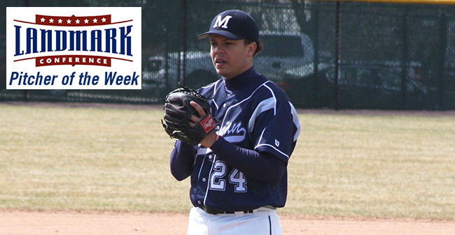Rob Solano Landmark Conference Pitcher of the Week