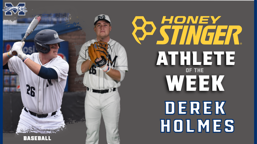 Derek Holmes graphic for Honey Stinger Athlete of the week