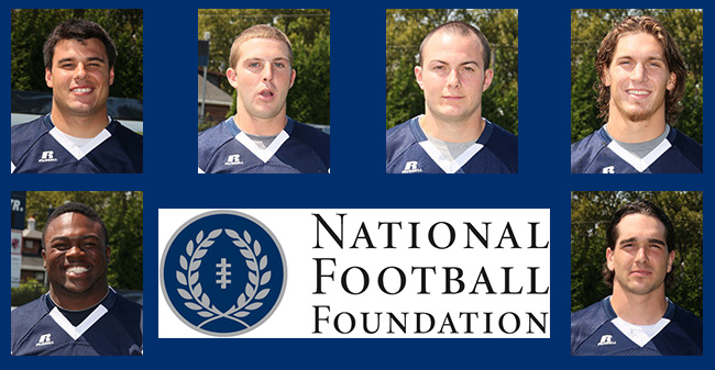 Six Football Players Named to 2013 National Football Foundation Hampshire Honor Society