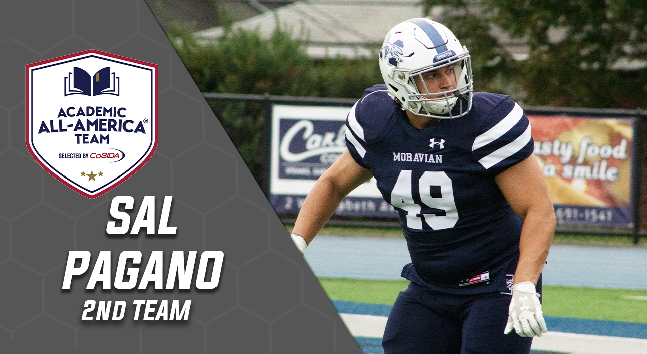 Sal Pagano honored on the CoSIDA Academic All-America Second Team