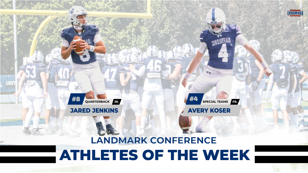 Jared Jenkins and Avery Koser in action for Landmark Conference graphic