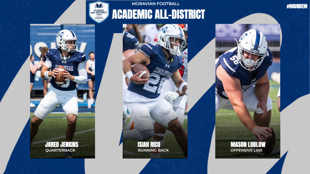 action pictures of football academic all-district student-athletes