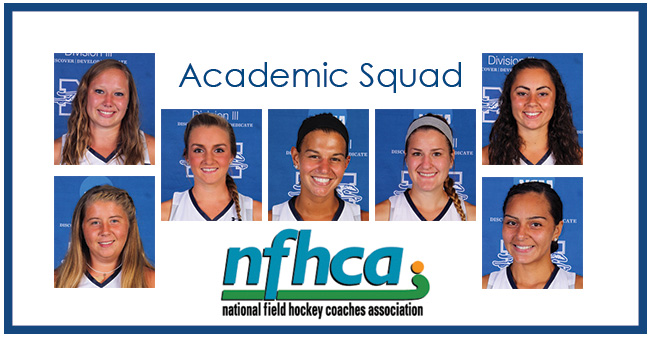 Seven Greyhounds Named to NFHCA DIII National Academic Squad