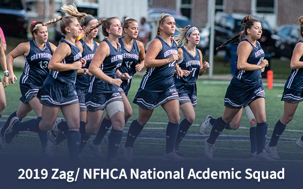 Twelve Greyhounds earn ZAG/National Field Hockey Coaches Association National Academic Squad honors.