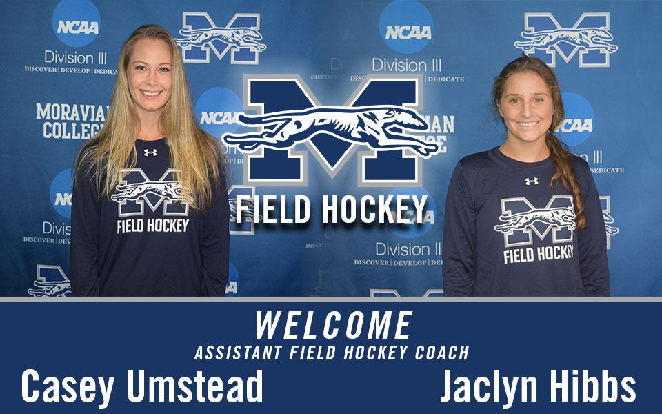 Assistant Field Hockey Coaches Casey Umstead and Jaclyn Hibbs