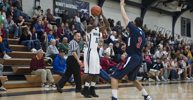 Moravian Breaks Three-Point Record in Win Over USMMA