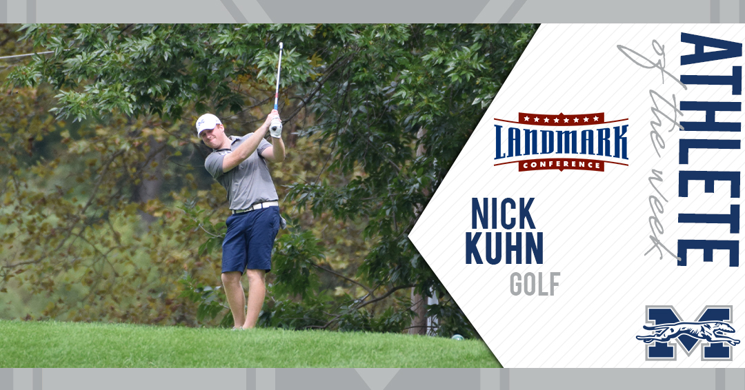 Nick Kuhn honored as Landmark Conference Men's Golf Athlete of the Week