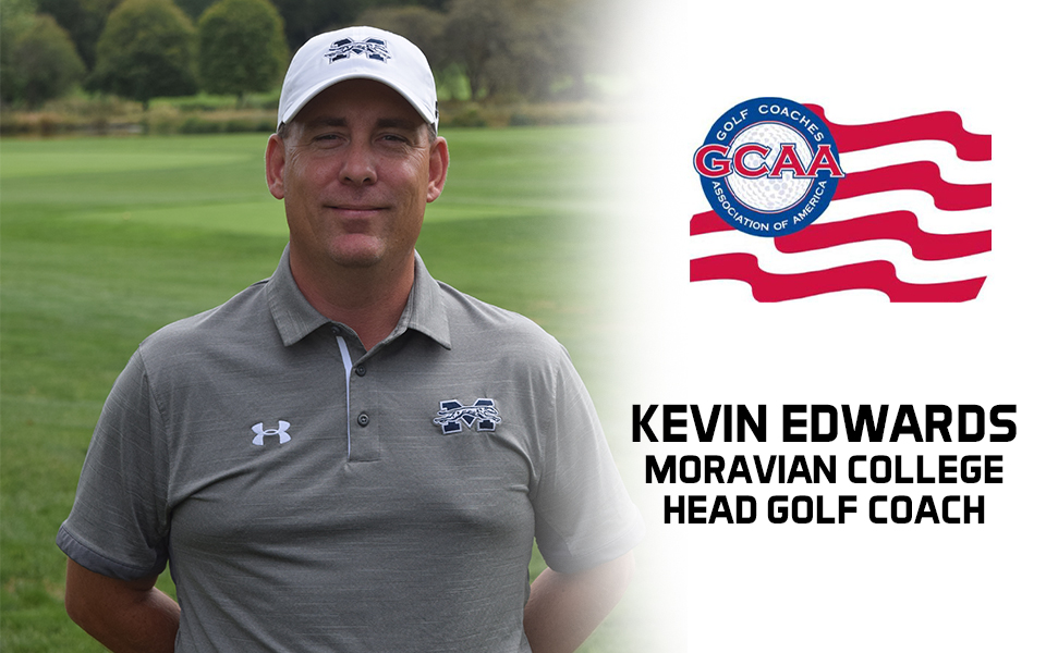 Head Golf Coach Kevin Edwards receives Golf Coaches Association of America Service Award