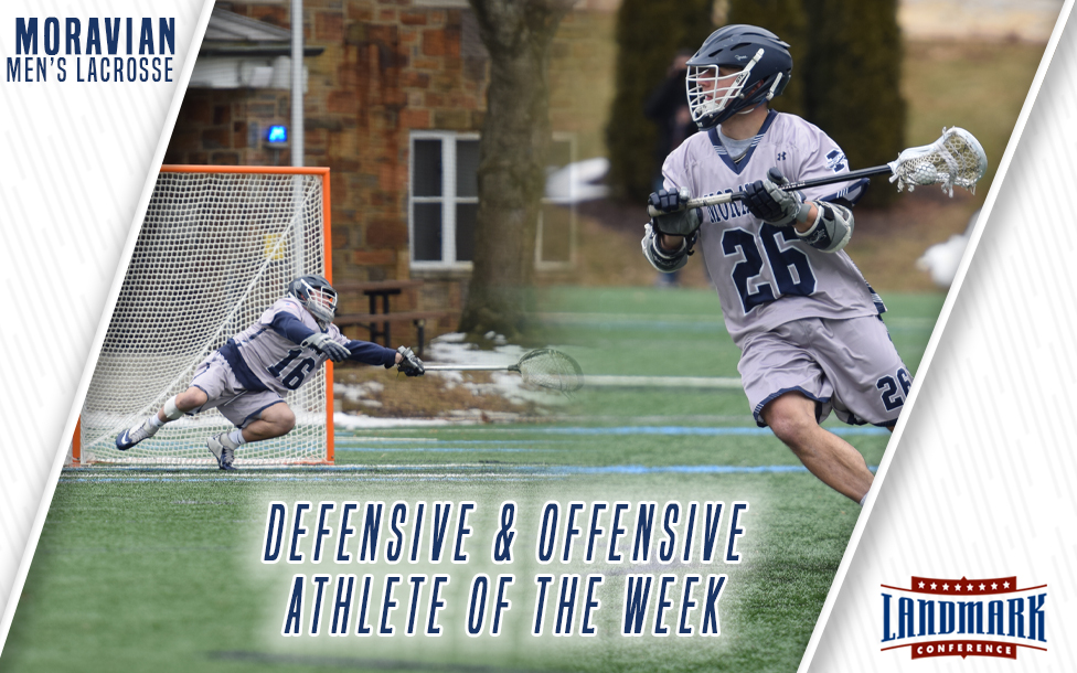 Kurt Dick and Mark Laratta Honored as Landmark Conference Men's Lacrosse Defensive and Offensive Athletes of the Week.