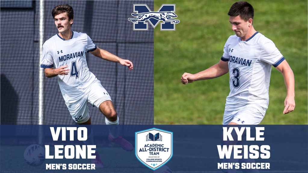 Vito Leone and Kyle Weiss for Academic All-District