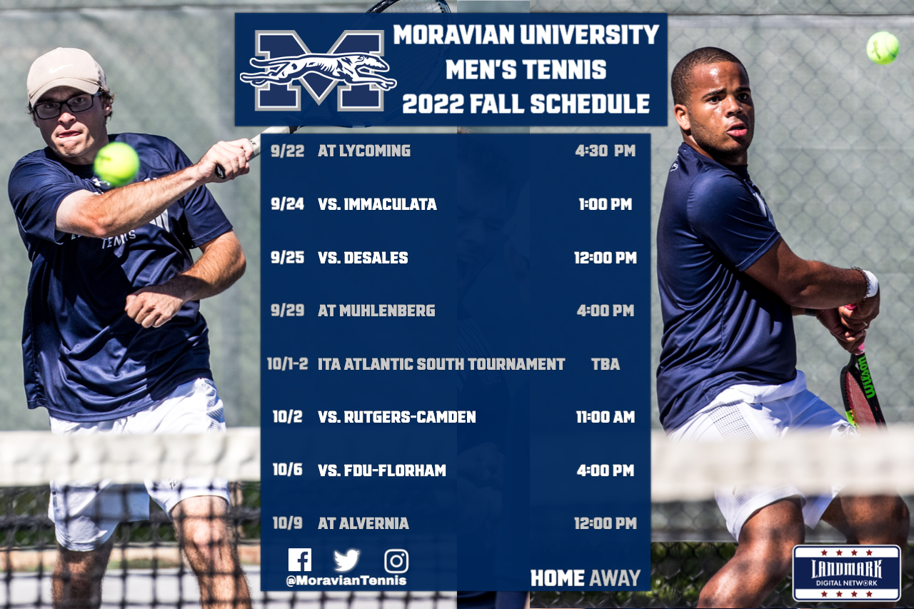 Andrew Hozza and Ronny Pimental Ferrer in action with fall men's tennis schedule
