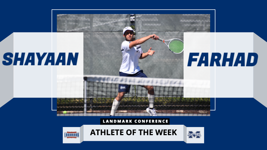 Shayaan Farhad for Landmark Conference athlete of the week graphic