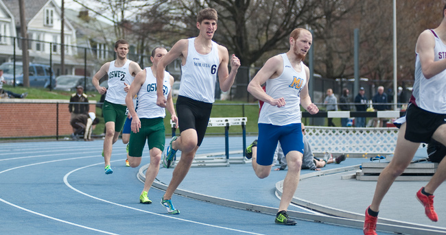 Noble Sets School Record in 5K; Men in 2nd after Opening Day of ECAC Championships