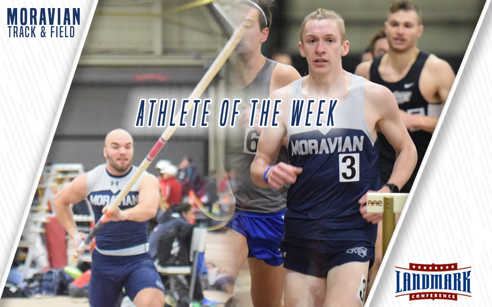 Scott Goodwin and Greg Jaindl selected as Landmark Conference Men's Track and Field Athletes of the Week.