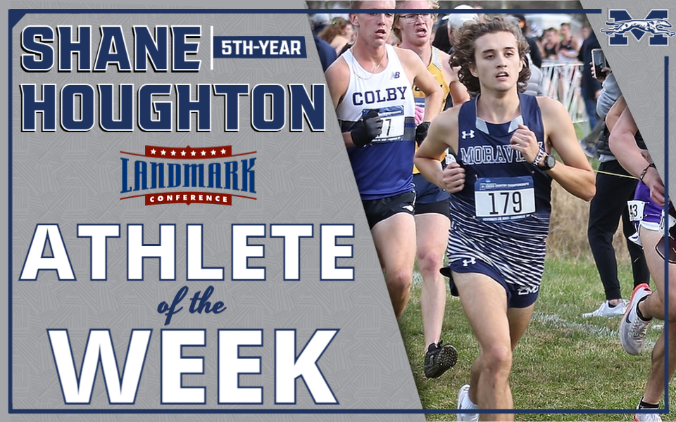 5th-year senior Shane Houghton has been named this week's Landmark Conference Athlete of the Week.