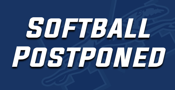 Softball doubleheader postponed due to weather.